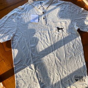 Men’s The Black Dog short sleeve polo L NWT